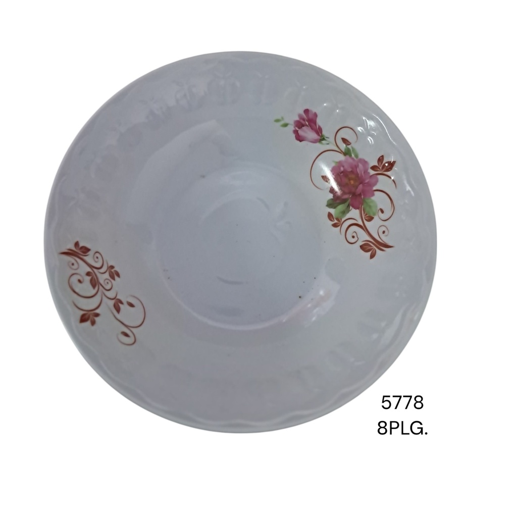 PLATO MM DECORADO DE 8PG