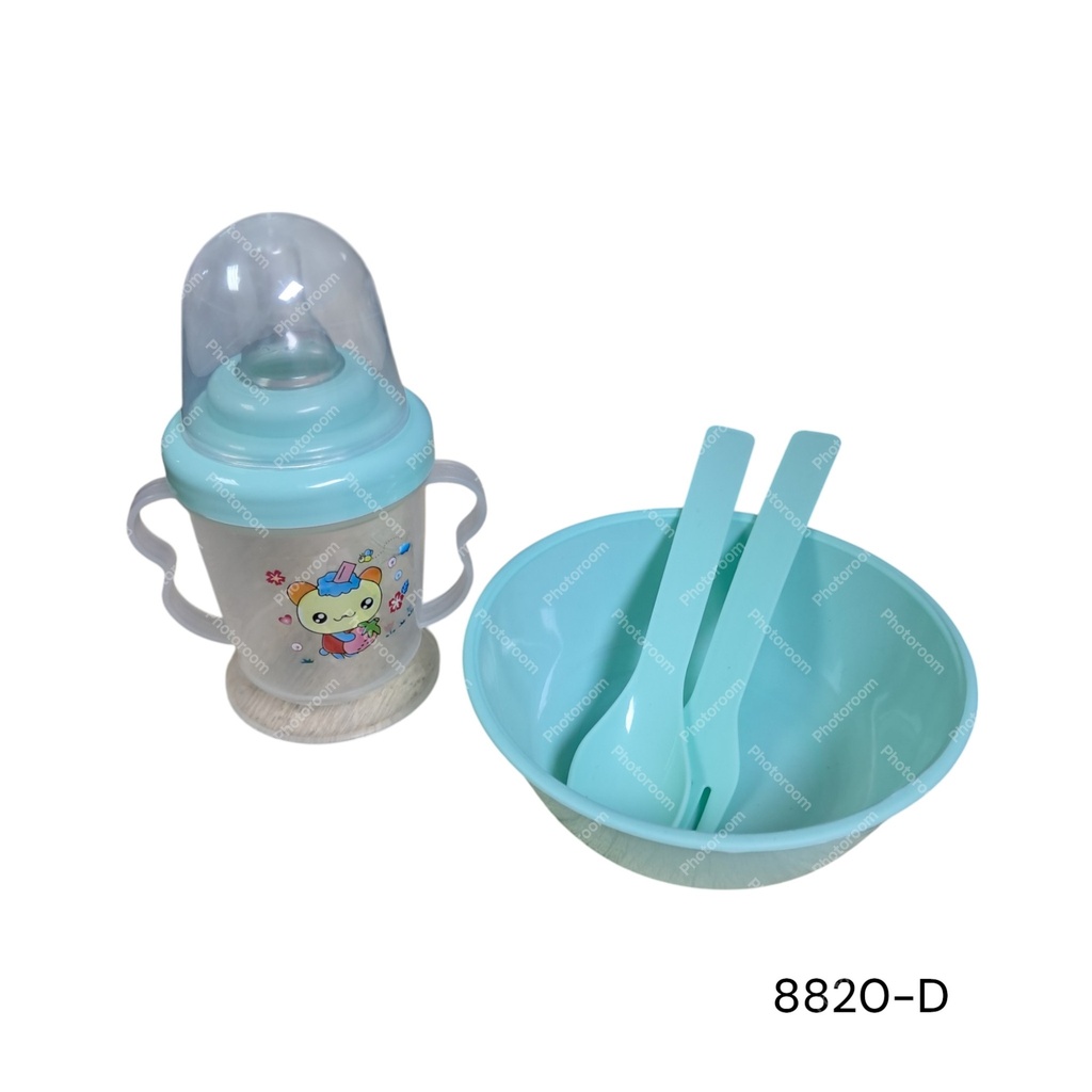 SET BEBE CUAD 3PZS VASO BOWL