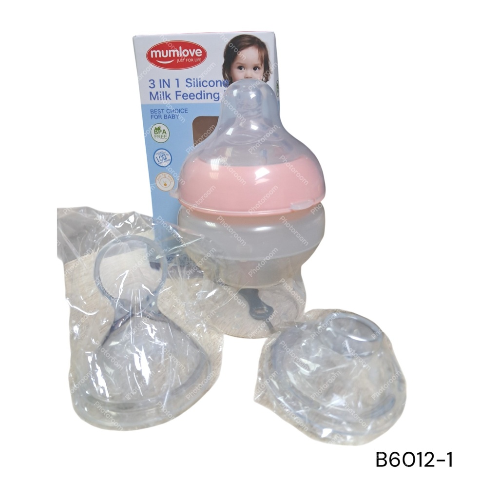 MAMADERA SILICONA 3 AL 1 5OZ  BEBE 3MESES