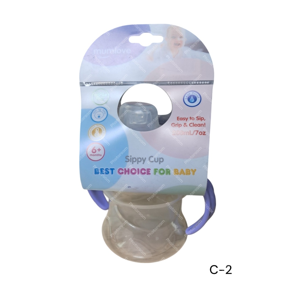 VASO SIPPY CON AGARRADERAS 200ML