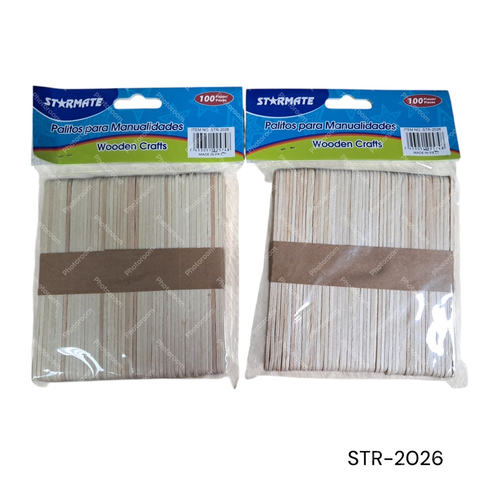 SET PALITOS MANUALIDADES 100 PZS