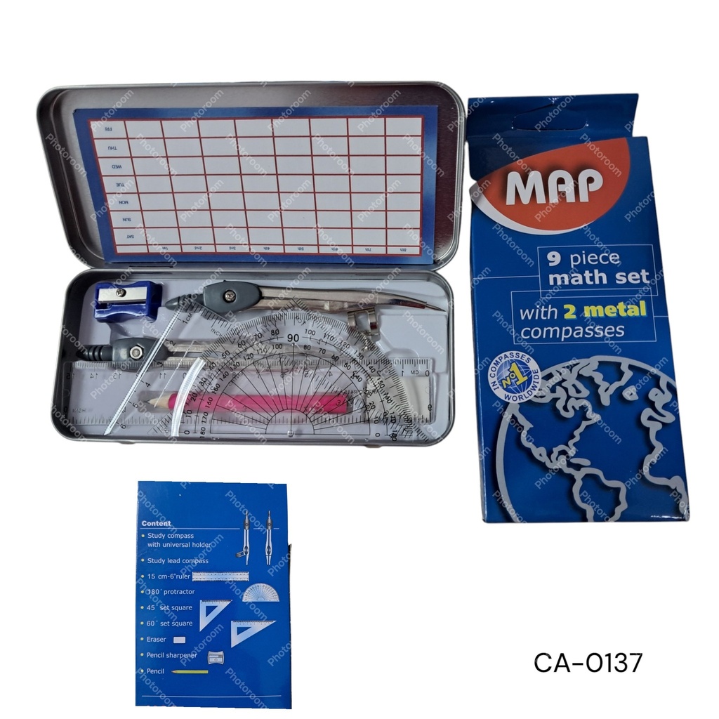 JUEGO DE GEOMETRIA 10 PCS