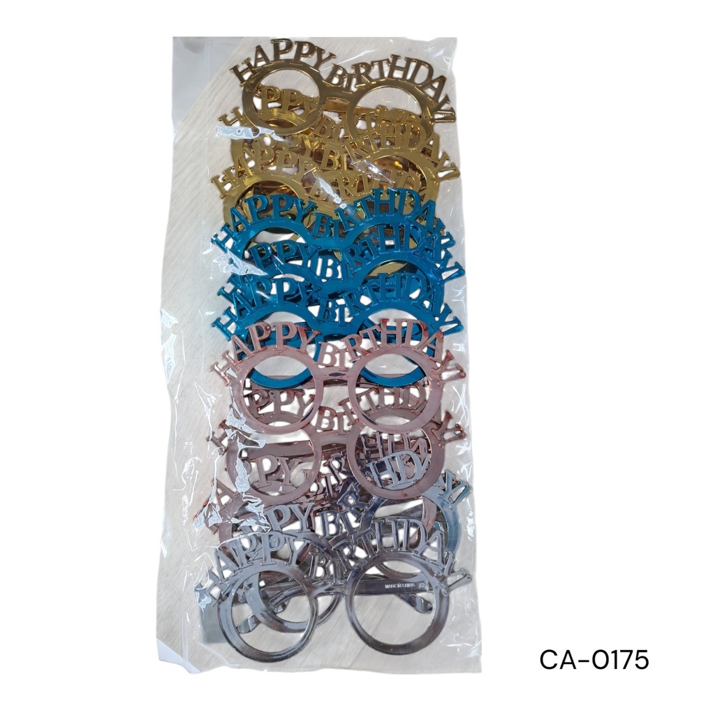 LENTE FIESTA HBD METALICO