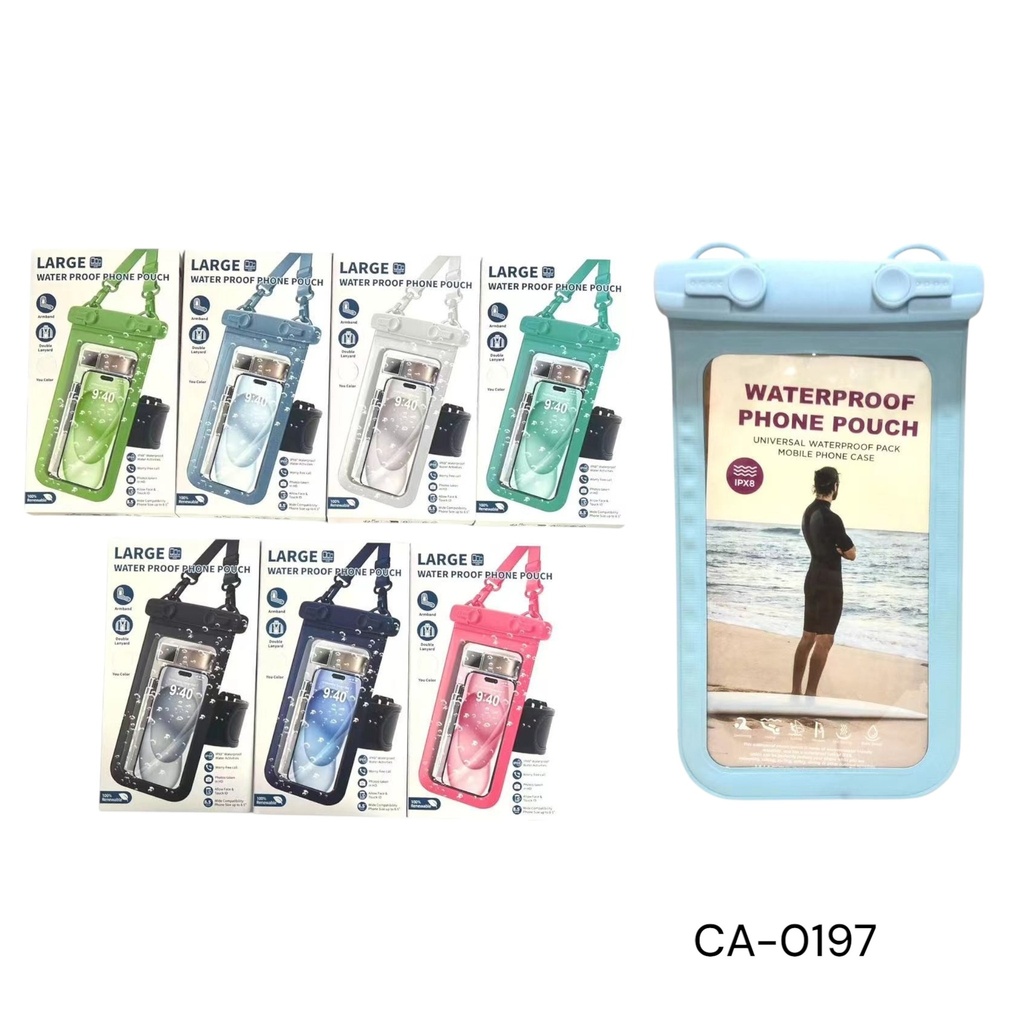 ESTUCHE CEL.CONTRA AGUA MED  CXB-100 UD.