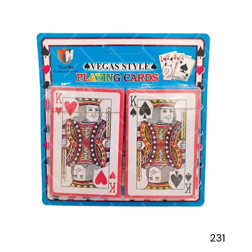 [231] JUEGO DE CARTA X 2 (TIANMU)