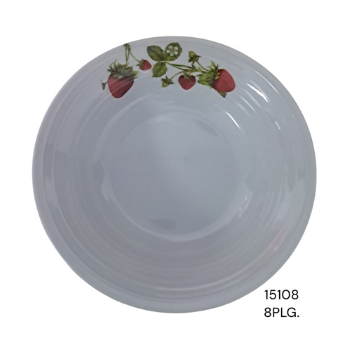 [15108] PLATO MM DECORADO DE 8PG CXB-240UD.