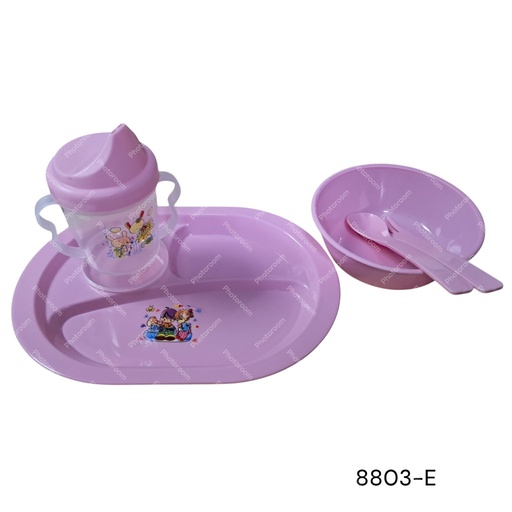 [8803-E] SET BEBE OVAL 4PZS 3 COLORES