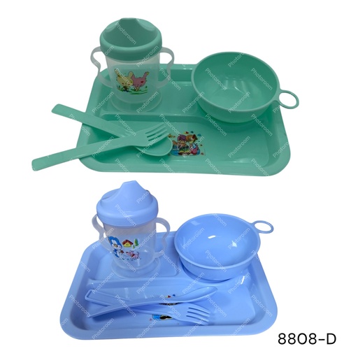 [8808-D] SET BEBE RECT 4PZS BOWL VASO