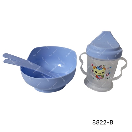 [8822-B] SET BEBE BOWL 3PZS 3 COLORES
