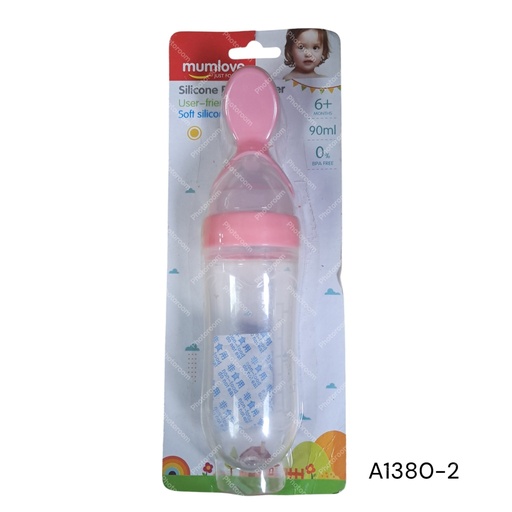 [A1380-2] ALIMENTADOR SILICONA PARA BEBE 90ML 6MES