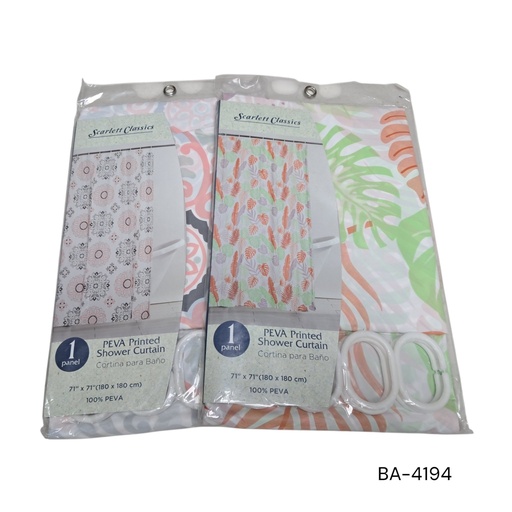 [BA-4194] CORTINA BANO 4 DISENOS