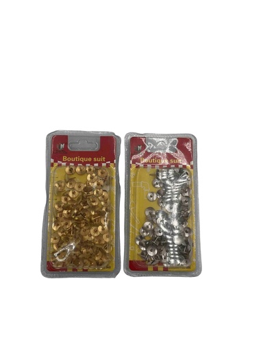 [TM-B021] TIANMU TACHUELA DORADA Y PLATEADA