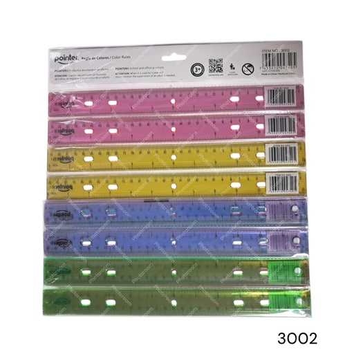 [3002] REGLAS SET 6PZS /12 PLG  CXB-960 SET