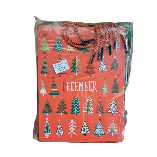 [CA-0012-S] BOLSA DISEÑOS 12PZ 24X18X8.5CM CXB-480