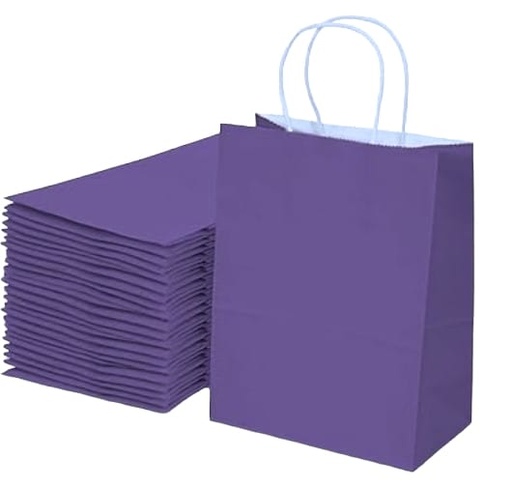 [CA-0023MOR] BOLSA CRAFT27X22X11CM MORADO  PQT.12UD.   CXB-480 UD.