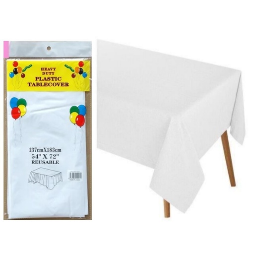 [CA-0065BLA] MANTEL 137X183CM 12PZ BLANCO  CXB-120UD.