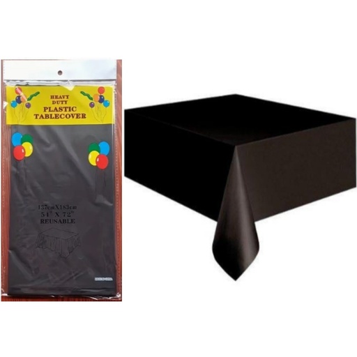 [CA-0065NEG] MANTEL 137X183CM 12PZ NEGRO  CXB-120UD.