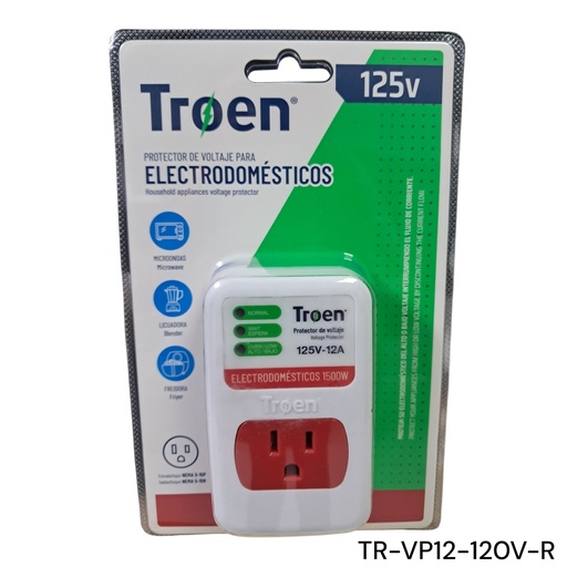 [TR-VP12-120V-R] PROTECTOR VOLT TROEN PARA ELECTRO