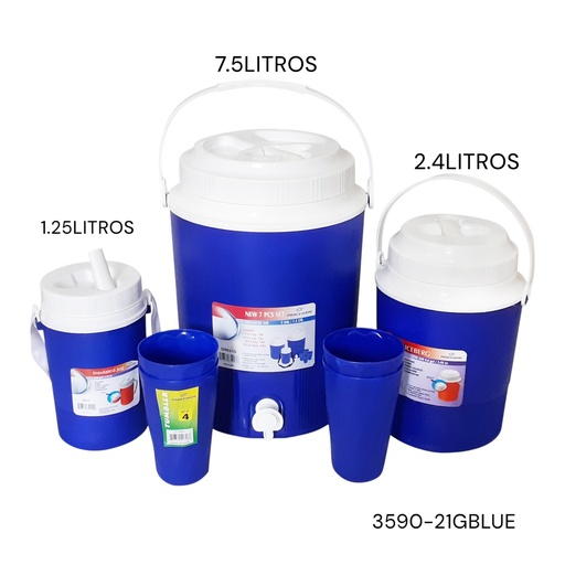 [3590-21GBLUE] COOLER PRINCEWARE ICERBERG SET 2PCS