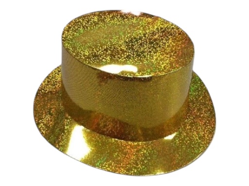 [CA-0113DOR] SOMBRERO CARTON DORADO