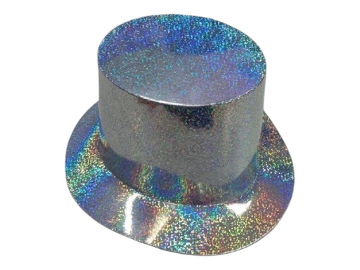 [CA-0113PLA] SOMBRERO CARTON PLATEADO