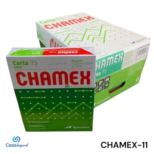 [CHAMEX75-11] HOJAS BLANCAS CHAMEX 8 1/2X11 10UNID