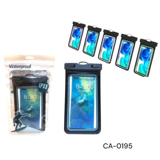 [CA-0195] ESTUCHE CEL.CONTRA AGUA PEQ CXB-500 UD.