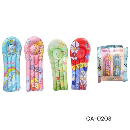 [CA-0203] FLOTADOR TIPO CAMA 118X50CM CXB-100 UD.