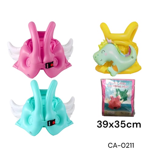 [CA-0211] FLOTADOR 39X35CM 3 COLOR   CXB-100 UD.