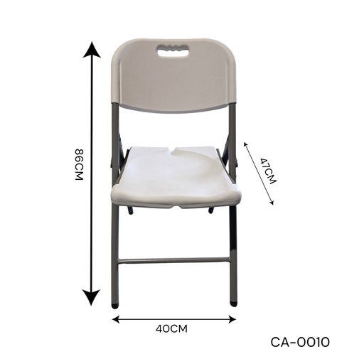 [CA-0010] SILLA PLASTICA 47CM CXC-6UD